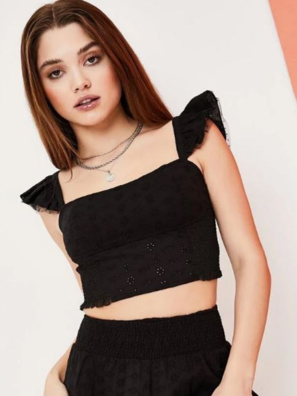 Dolls Kill - Current Mood - Unwritten Story Eyelet Corset Tank